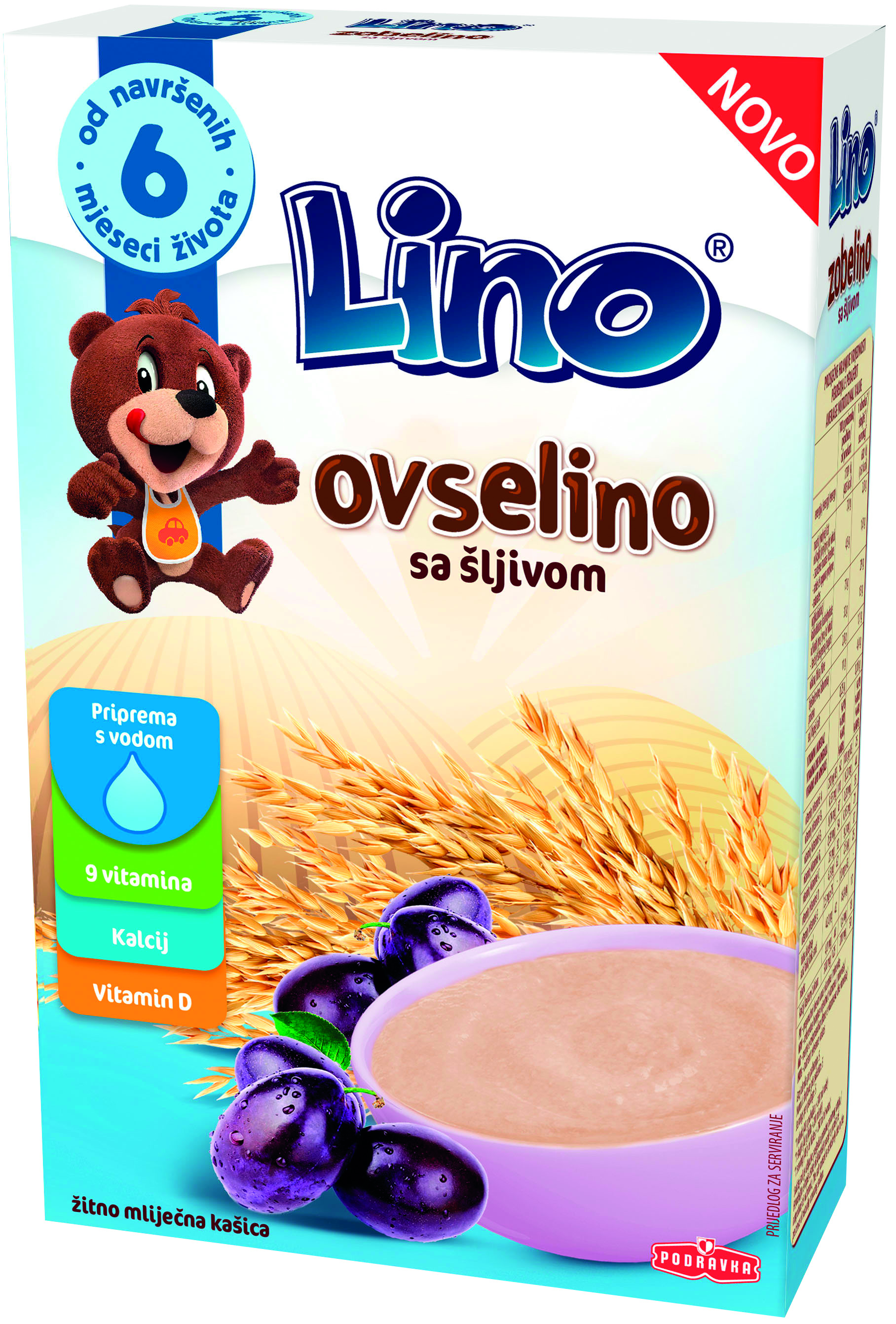 Lino Ovsena kaša s slivami Lino Ovsena kaša s slivami
