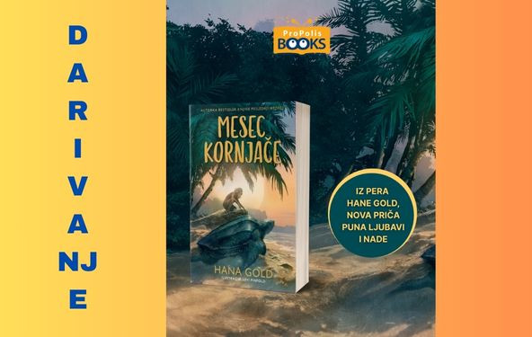 POKLANJAMO "Mesec kornjače", novi roman Hane Gold