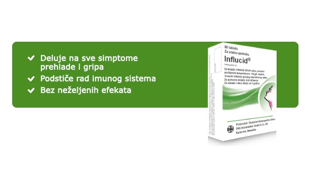 Influcid - homeopatski lek za prehladu i grip - Zdravlje - Ringeraja.rs