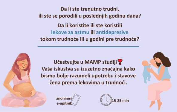 Učestvujte u MAMP studiji, jer vaša iskustva su važna!