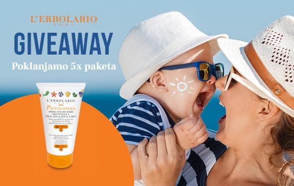 5x DARIVANJE: Osvoji L’Erbolario Piccolosole SPF 50+!!!